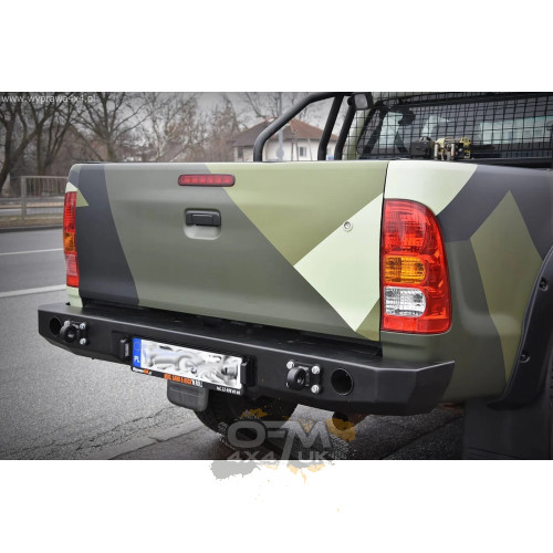 Steel Rear Bumper Toyota Hilux (2005–2015) – Fabryka 4x4 Heavy Duty Off-Road Bumper