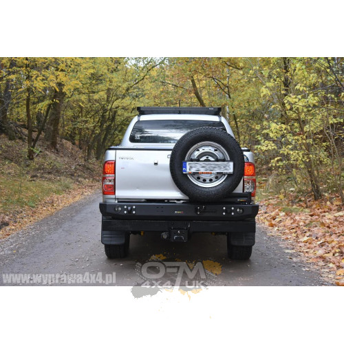 Rear Bumper with Carrier Mounts Toyota Hilux (2005–2015) – Fabryka 4x4 (Wheel & Canister Ready)