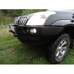 F4x4 Front Bumper Without Bullbar For The Version With Plastic Wheelcase Extensions Toyota Land Cruiser J120 02-09