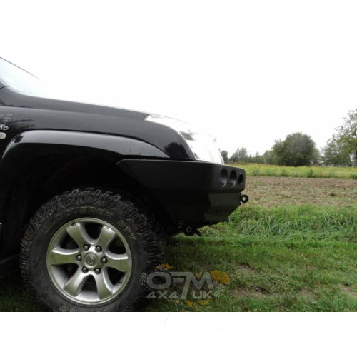 F4x4 Front Bumper Without Bullbar For The Version With Plastic Wheelcase Extensions Toyota Land Cruiser J120 02-09