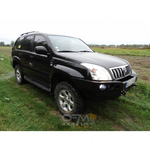 F4x4 Front Bumper Without Bullbar For The Version With Plastic Wheelcase Extensions Toyota Land Cruiser J120 02-09