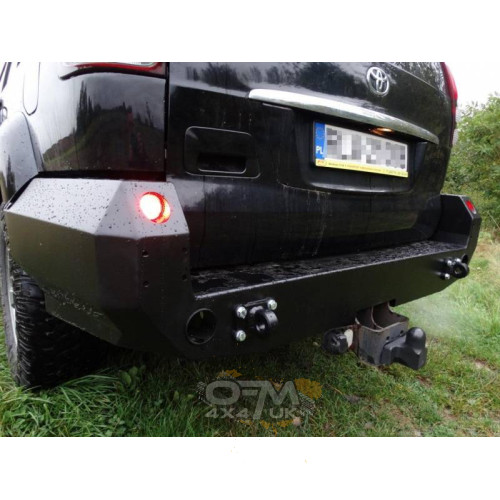 F4x4 Rear Bumper For Version With Plastic Wheelcase Extensions Toyota Land Cruiser J120 02-09