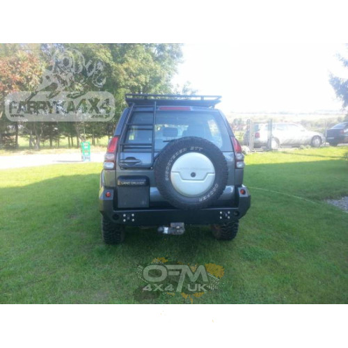 F4x4 Rear Bumper For Version With Plastic Wheelcase Extensions Toyota Land Cruiser J120 02-09