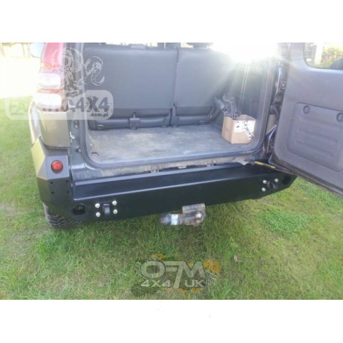 F4x4 Rear Bumper For Version With Plastic Wheelcase Extensions Toyota Land Cruiser J120 02-09