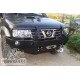 Fabryka 4x4 Front Steel Winch Bumper with Bullbar for Nissan Patrol Y61