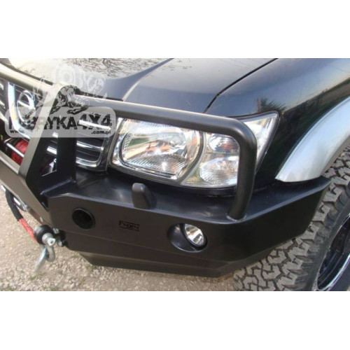 Fabryka 4x4 Front Steel Winch Bumper with Bullbar for Nissan Patrol Y61
