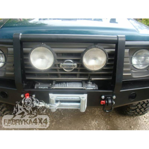Fabryka 4x4 Front Steel Winch Bumper with Bullbar for Nissan Patrol Y60
