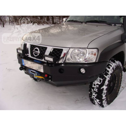 Fabryka 4x4 Front Steel Winch Bumper for Nissan Patrol Y61 GU4