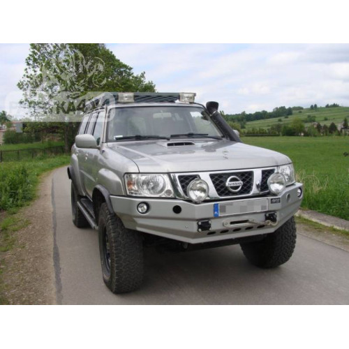 Fabryka 4x4 Front Steel Winch Bumper for Nissan Patrol Y61 GU4