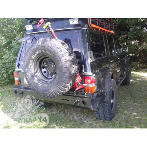 Fabryka 4x4 Rear Steel Bumper for Nissan Patrol Y60