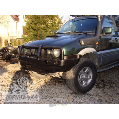 Fabryka 4x4 Front Steel Winch Bumper with Bullbar for Nissan Terrano Ii 96-00