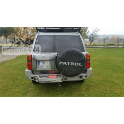 Fabryka 4x4 Rear Steel Winch Bumper for Nissan Patrol Y61 GU4