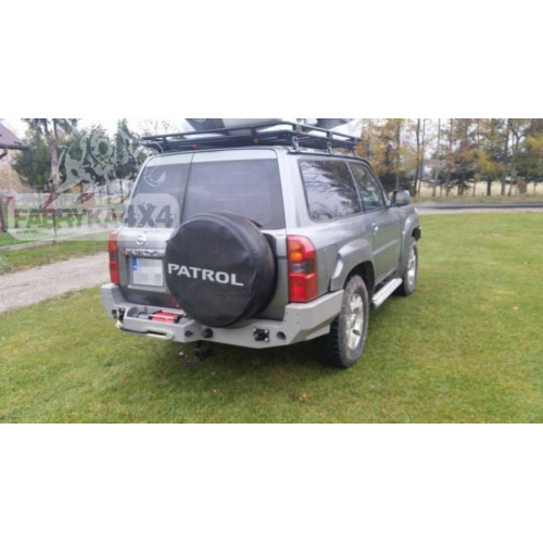 Fabryka 4x4 Rear Steel Winch Bumper for Nissan Patrol Y61 GU4