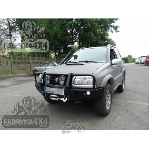 Fabryka 4x4 Front Steel Winch Bumper with Bullbar for Suzuki Grand Vitara I 98-05
