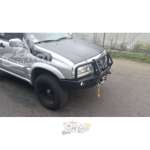 Fabryka 4x4 Front Steel Winch Bumper with Bullbar for Suzuki Grand Vitara I 98-05