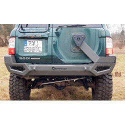 MotoProject Steel Rear Bumper with Spare Wheel Carrier – Nissan Patrol Y61 1997–2003