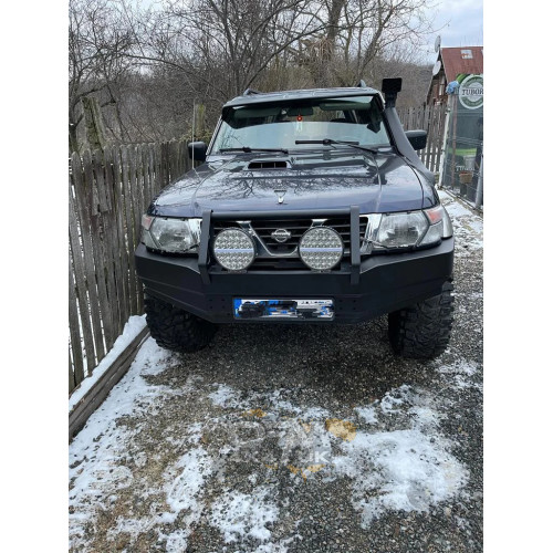 Bad Label Heavy-Duty Steel Winch Bumper – Nissan Patrol Y61 GU1/GU2/GU3 (1997–2004)