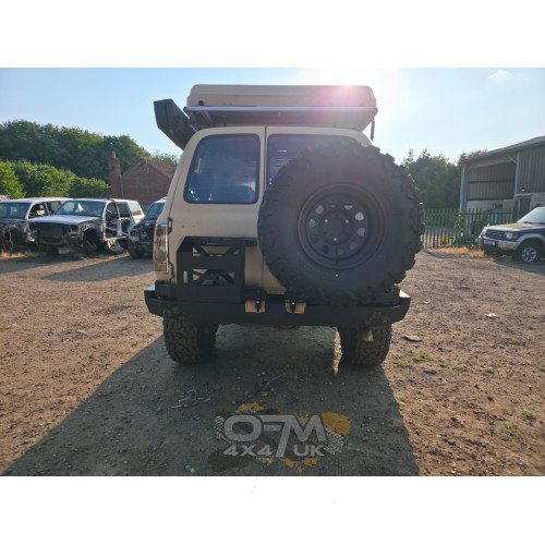 Bad Label Heavy-Duty Modular Rear Steel Bumper – Toyota Land Cruiser 80 Series (J80 1989–1998)