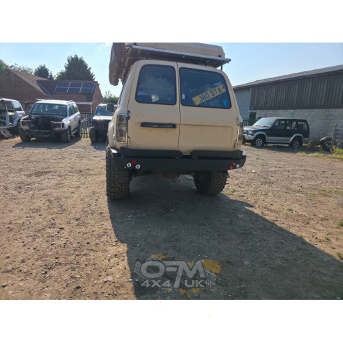 Bad Label Heavy-Duty Modular Rear Steel Bumper – Toyota Land Cruiser 80 Series (J80 1989–1998)