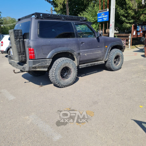 Bad Label Steel Rear Off-Road Bumper – Nissan Patrol Y61 GR / GU4 (1997–2010)