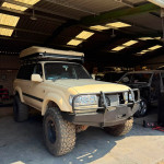 DEMO – BAD Label Steel Winch Bumper with Bull Bar – Toyota Land Cruiser 80 Series (1990–1997) – 15% OFF