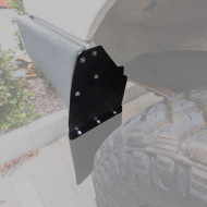 Superior Engineering Rear Mudflap Bracket Kit Toyota Land Cruiser 105 Series OE to -12 Offset