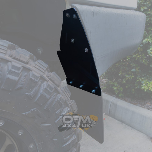 Superior Engineering Rear Mudflap Bracket Kit Toyota Land Cruiser 105 Series OE to -12 Offset
