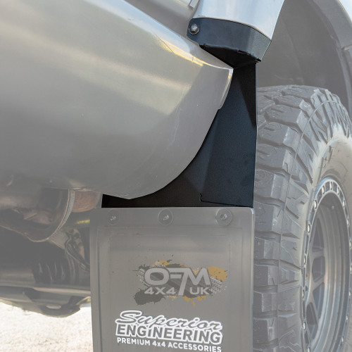 Superior Engineering Rear Mudflap Bracket Kit Toyota Land Cruiser 80 Series GXL Wide Flare Superior Engineering Rear Mudflap Bracket Kit Toyota Land Cruiser 80 Series GXL Wide Flare
