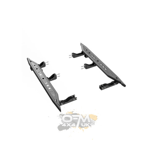 IOD Performance Heavy-Duty Steel Rock Sliders – Nissan Patrol Y60 / Y61 LWB