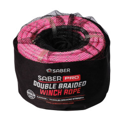 Saber Pro Pink Reflective Double Braided Winch Rope – Limited Edition
