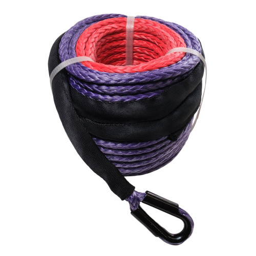 Saber Pro Double Braided 30M Winch Rope - blue