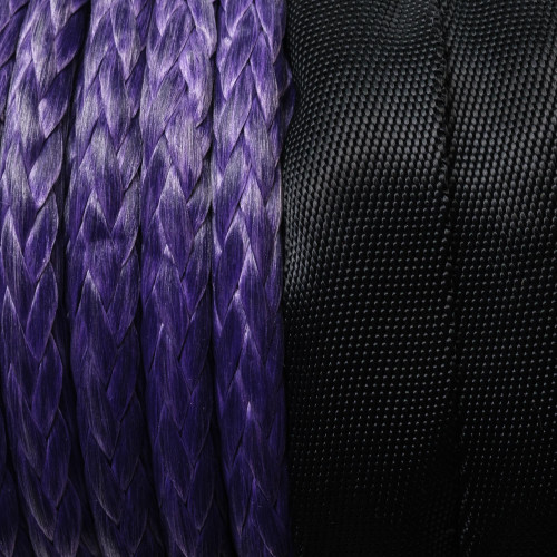 Saber Pro Double Braided 30M Winch Rope - blue