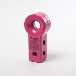 Saber 7075 Aluminium Rope Friendly Recovery Hitch - Pink Prismatic & 9K Soft Shackle