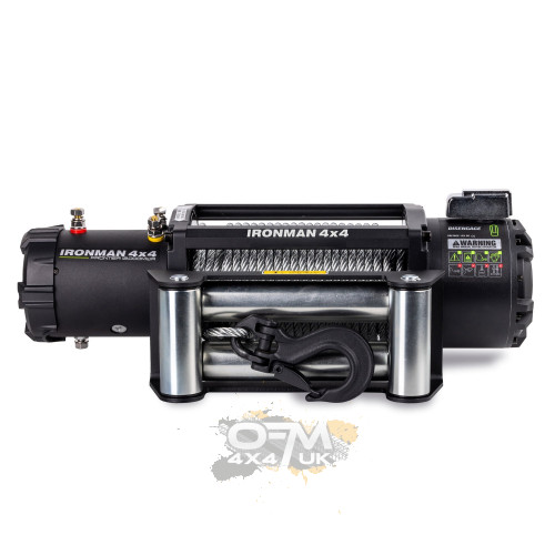 12,000lb Wire Winch – Ironman 4x4 Frontier IMW12000MWR (Wireless Remote)