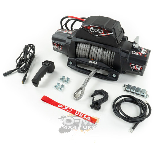 Winch with Synthetic Rope 9500 lbs OFD URSA
