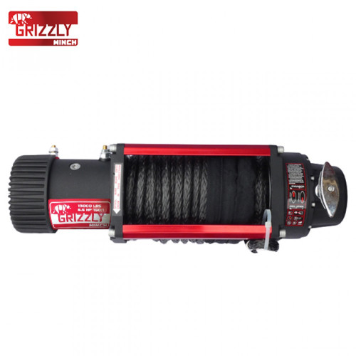 Grizzly Winch 9500 lbs (4310kg) with Synthetic Rope
