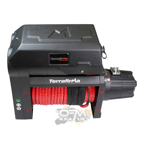 Terrafirma TM12000 Twin Motor High Speed Electric Winch (Synthetic Rope, TF3360)