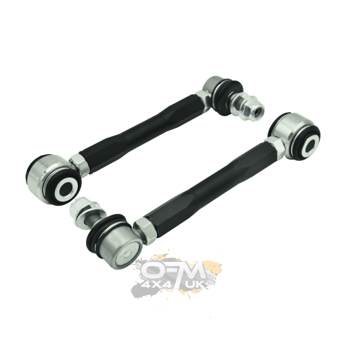 Bad Label Adjustable Front Sway Bar Link Kit for Jeep Wrangler JK — 0–3-inch Lift (Pair) Bad Label Adjustable Front Sway Bar Link Kit for Jeep Wrangler JK — 0–3-inch Lift (Pair)