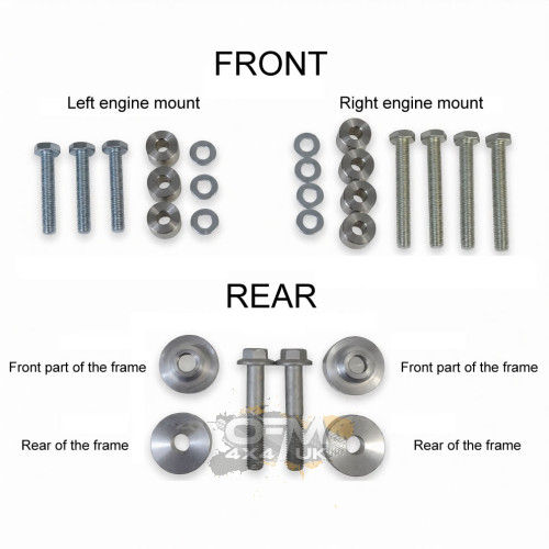 550FR Drive Lowering Kit for Dacia Duster 4WD Suspension Lifts