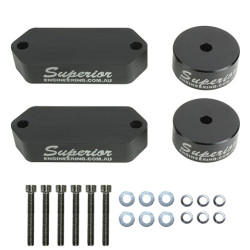 Superior Engineering 75mm Front and Rear Bump Stop Extensions Suitable for Toyota Land Cruiser 80