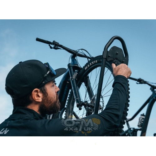 Front Runner Pro Bike Carrier – Wheels-On Roof Rack Mount Front Runner Pro Bike Carrier – Wheels-On Roof Rack Mount
