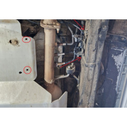 Steel DPF sensor guard for Toyota Hilux (2021–2026)