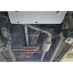 Aluminium gearbox guard for Chevrolet Tracker (1999–2005)