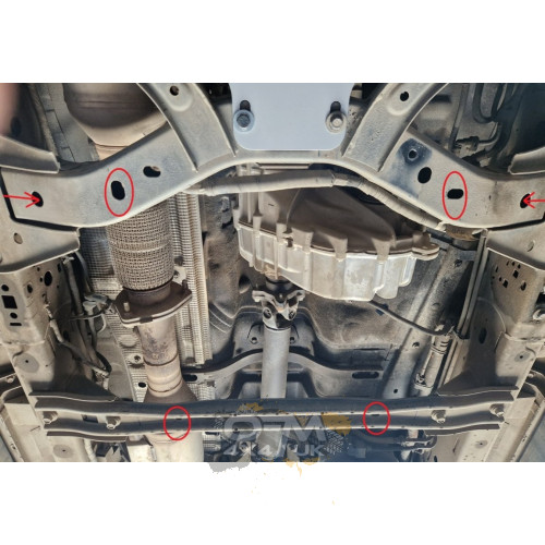 Steel transfer case guard for Ford Ranger (2023–2026) Steel transfer case guard for Ford Ranger (2023–2026)