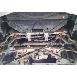 Steel sump guard for BMW 3 Series E90/91/92 – E90; E91; (2004–2011)