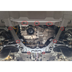 Steel sump guard for Dacia Duster - 4x4 (2024–2026)