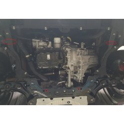 Steel sump guard for Ford Focus 4 (2018–2026)