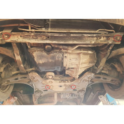 Steel sump guard for Nissan Primastar (2001–2010)