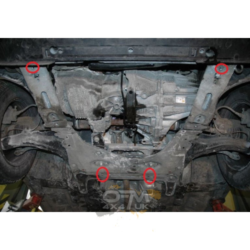 Steel sump guard for Renault Megane 2 (2004–2008) Steel sump guard for Renault Megane 2 (2004–2008)