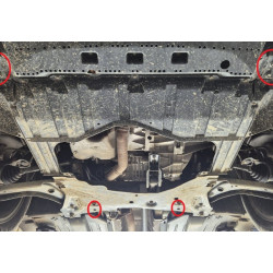 Aluminium sump guard for Suzuki S-Cross – Hybrid (2023–2026)